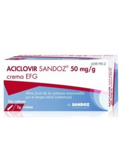 Aciclovir Sandoz 50 Mg-g...