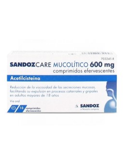 Sandoz Care Mucoilitico 600...