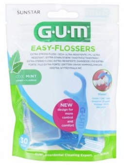 Gum Easy Flossers Cool Mint...